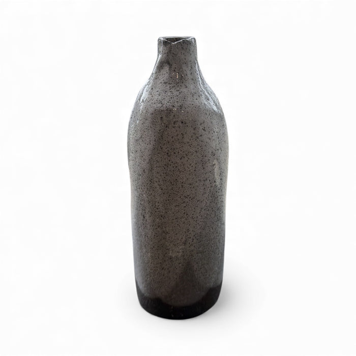 Drift Ceramics small bottle form in grey speckle