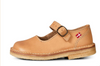 Duckfeet Himmerland leather Mary Jane shoe in bio tan, side view