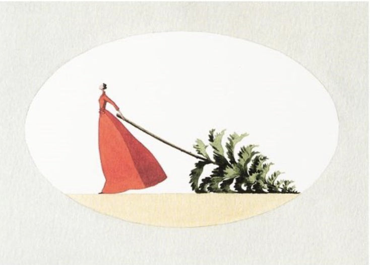 Candy Cane set of  Xmas cards