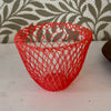 Emma Davies mesh net bowl, extra small, in coral