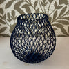Emma Davies mesh net vessel, extra small, in dark ink