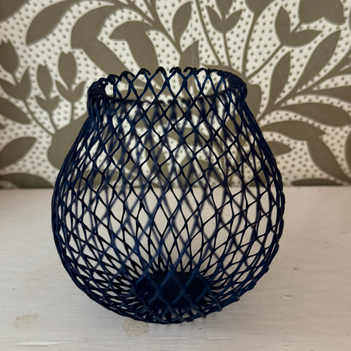 Emma Davies mesh net vessel, extra small, in dark ink