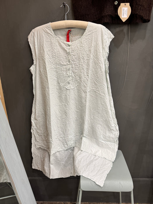 Ewa i Walla Lis tunic shirt in white on a hanger in the Pomme shop