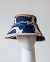 Felicity Northeast printed fabric travel hat in blue moon