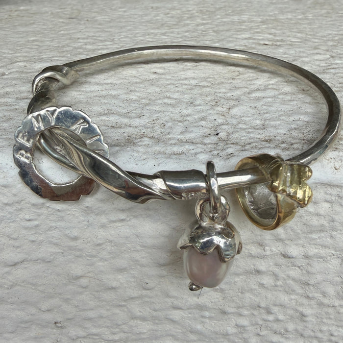 Designs by Flick Be my King charm bangle by Flick Pope, alternate view