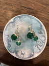 Designs by Flick seaweed onyx stone earrings by Flick Pope