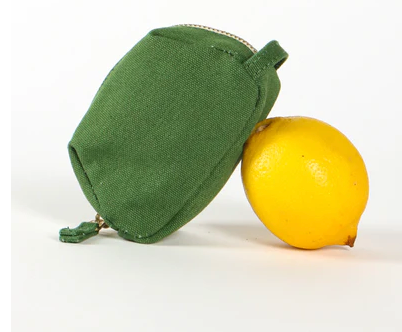 Immodest Cotton clam shell pouch, alternate view