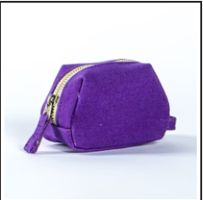 Immodest Cotton clam shell pouch, alternate view