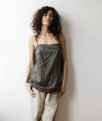 Jess Brown underpinning camisole in olive