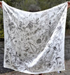 Jo Lane silk chiffon nature scarf