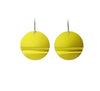 Kalinowski Enso disc earring in raspberry