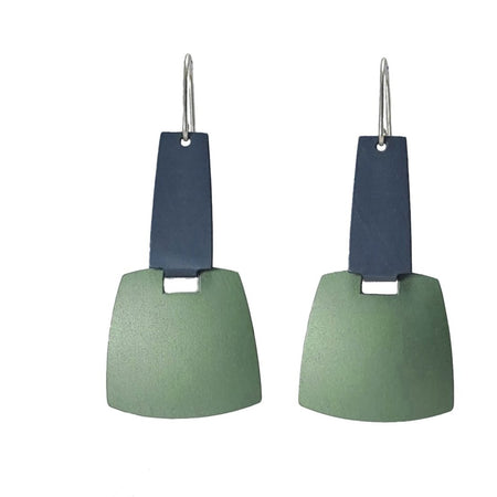 Kalinowski Nova two tone earring, alternate view