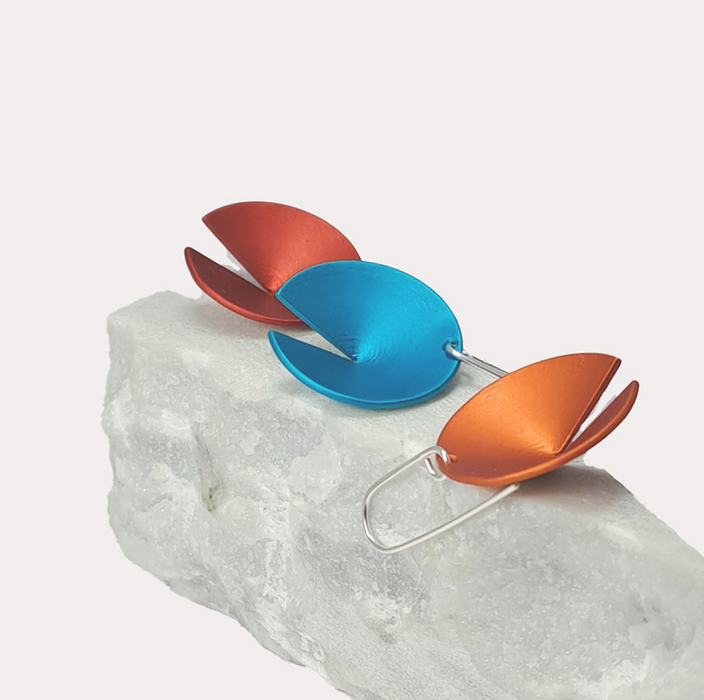Enso disc earring