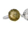 Kate Macindoe brass seaside daisy ring