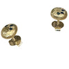 Katheryn Leopoldseder silver glimmer studs with blue sapphires, alternate view