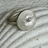 Katheryn Leopoldseder vintage flower stamp ring, alternate view