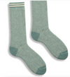 Lisa b Nordic pattern cashmere wool sock in mineral