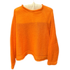 Luna mohair raglan sleeve roll neck knit in ink