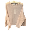 Luna mohair raglan sleeve roll neck knit in pale pink