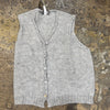 Luna mohair sleeveless vest in oatmeal