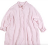 Manuelle Guibal Yilin oversize tunic dress in blush pink, flat lay