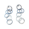 Mary Odorcic 925 silver handmade link earrings