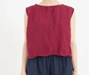 Metta Melbourne Anna sleeveless top in berry on a mannequin