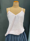 Metta Melbourne Imogen camisole in pale pink on a mannequin