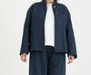Metta Melbourne Train driver's jacket in navy, worn front view