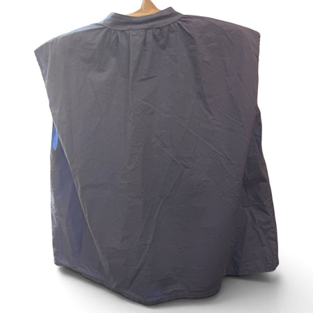 Millenium sleeveless cotton poplin blouse in blue crocus, alternate view