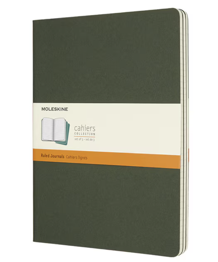 Moleskine Cahier set of 3 ruled notebooks