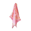 Oliver Wilkinson Dancers pink silk square scarf, hanging loose