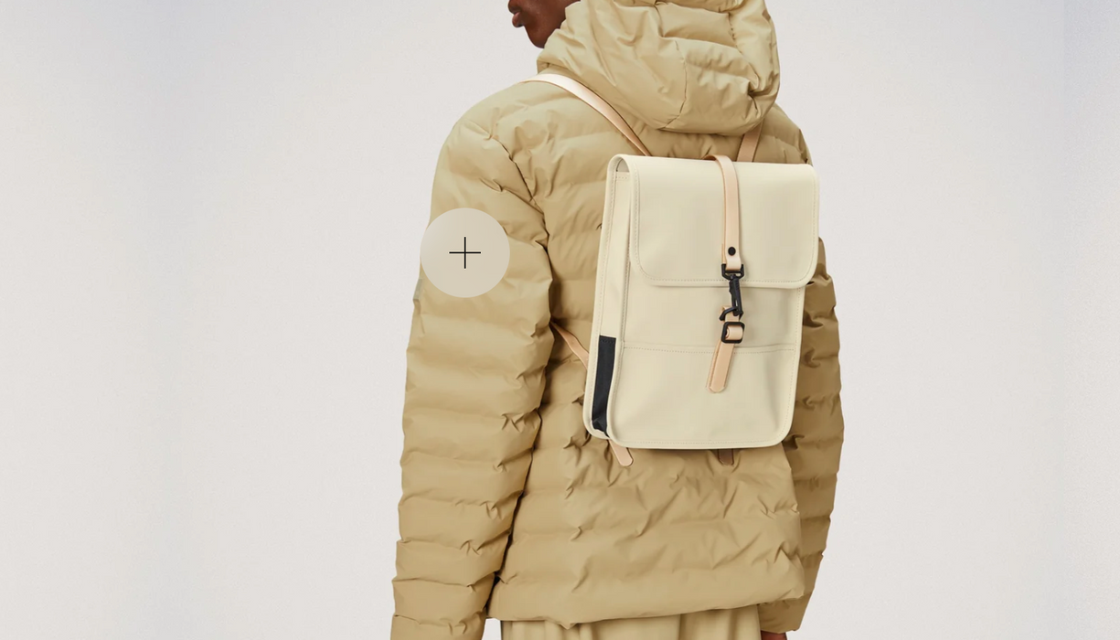 Rains backpack micro in dune