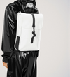 Rains backpack mini in powder, alternate view
