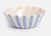 Scarpa Imports stripey fluted dessert bowls, alternate view
