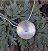 Shimara Carlow lunar pendant with diamond, alternate view