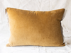 Swarm Medici velvet cushion in tobacco