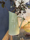 Wonki Ware pitcher in sea lettuce, alternate view