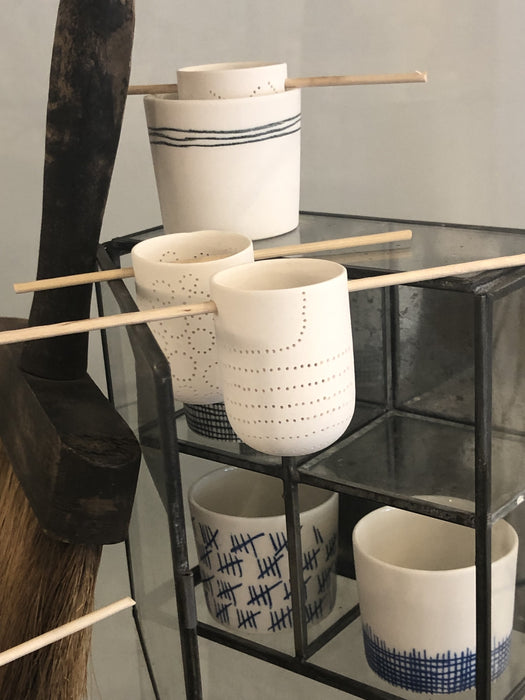 Ceramic tea strainer