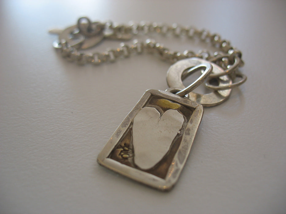 Postcard from the heart necklace