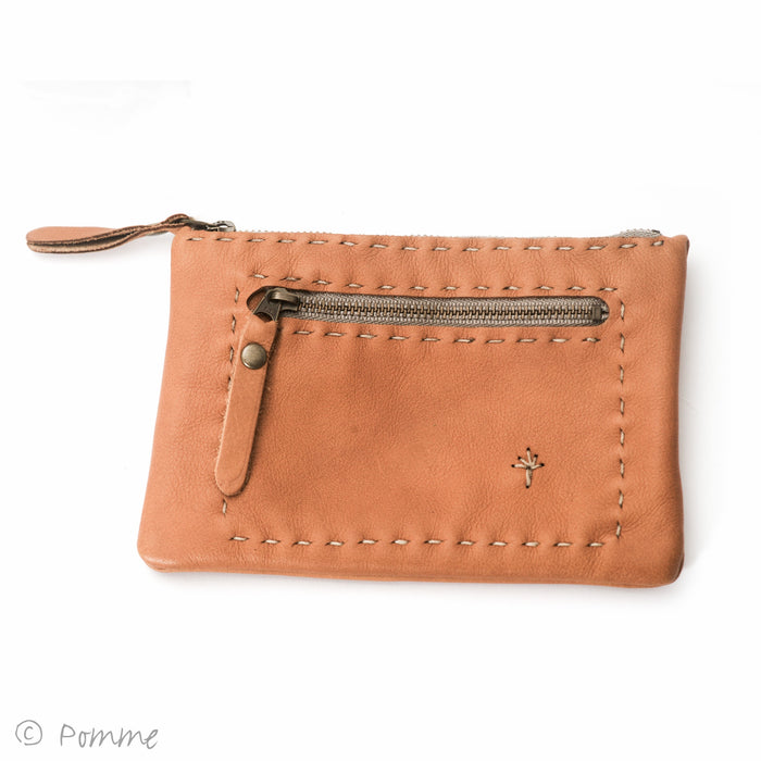 Te Ru stitch purse  with card pocket