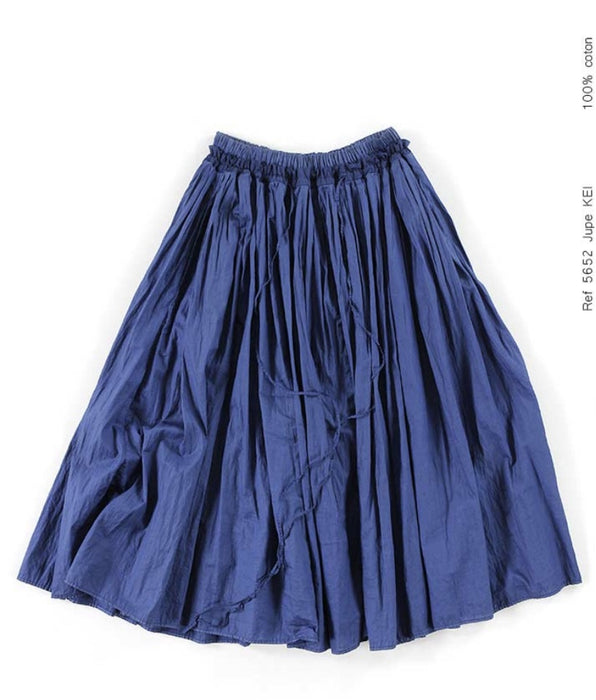 Manuelle Guibal | Cotton gathered skirt  KEY