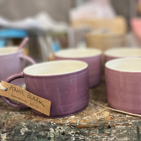 Anne Black Coffee Mugs in Pomme Shop in Moorooduc Victoria