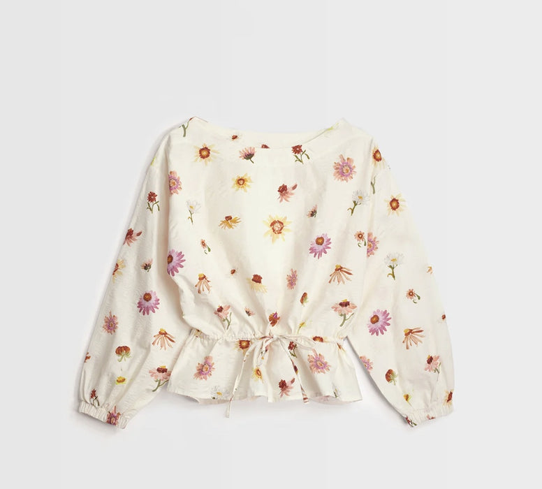 Ophelia paper daisy blouse