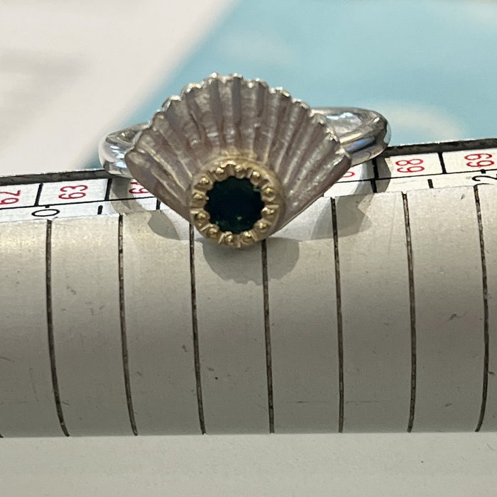 Bay of Fires ring with tourmaline