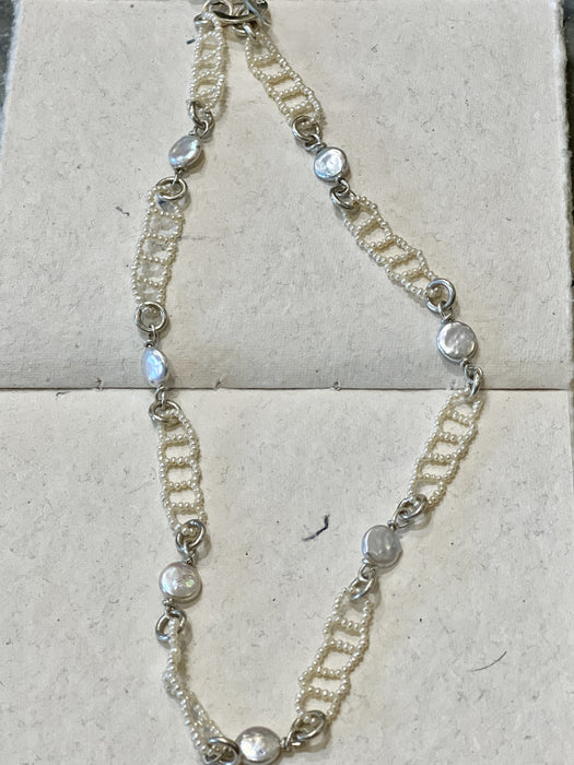 Seed Pearl Chain Neckpiece