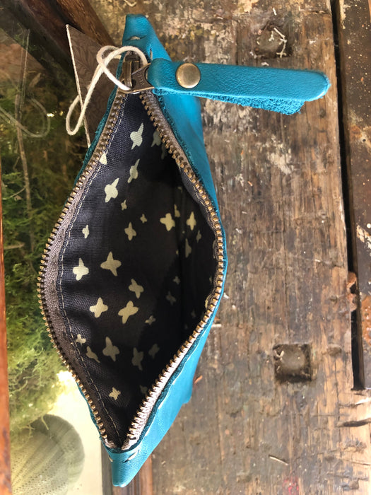 Hand stitched leather pouch (s)