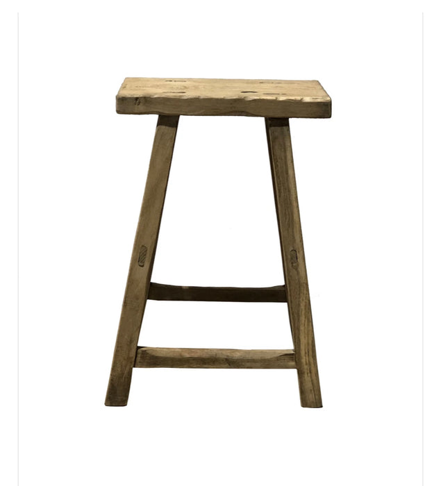 Elm work stool