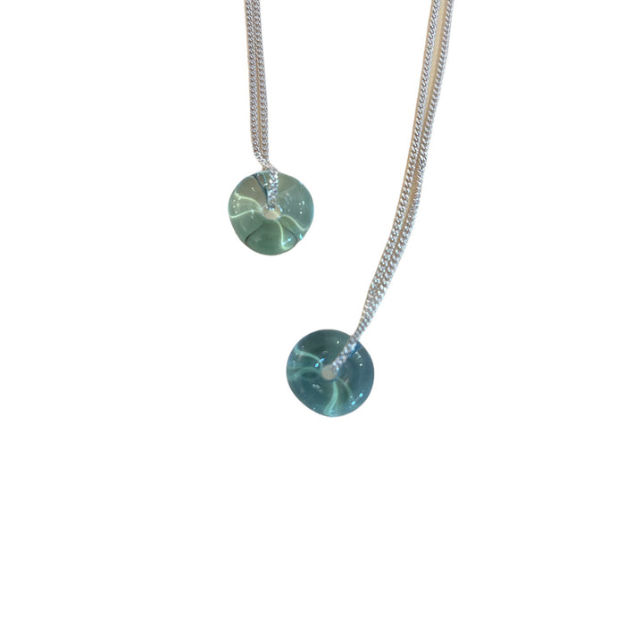 Glass bead 'Lucid' necklace