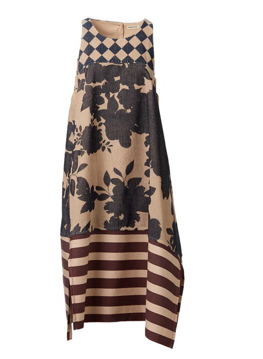 Cord pinafore dress